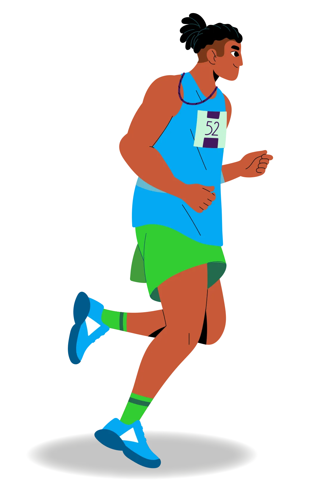 Un entraîneur, une joueuse de tennis et une cycliste de compétition.